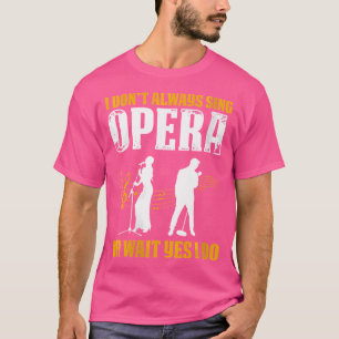 T-shirt Chanteuse D'Opéra Pour Opéra Vocaliste Tenor Singe