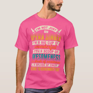 T-shirt Chanteuse D'Opéra Pour Opéra Vocaliste Tenor Singe