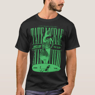 T-shirt Chanteuse pop à silhouette verte