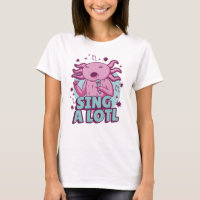 Chantez beaucoup ! Axolotl qui chante