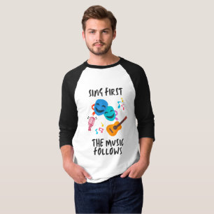 T-shirt Chantez d'Abord la Musique Suit
