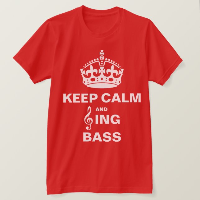 T-shirt Chantez la basse (Design devant)