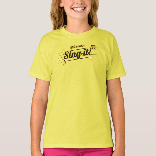 T-SHIRT CHANTEZ-LE (Devant)