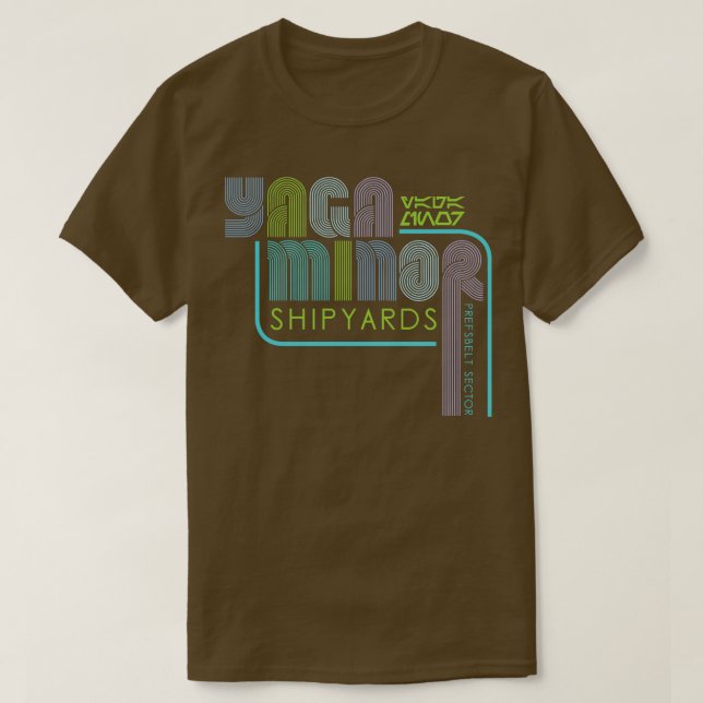 T-shirt Chantiers navals de Yaga Minor (Design devant)
