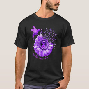 T-shirt Chantiers Sunflower Purple Fibromyalgie