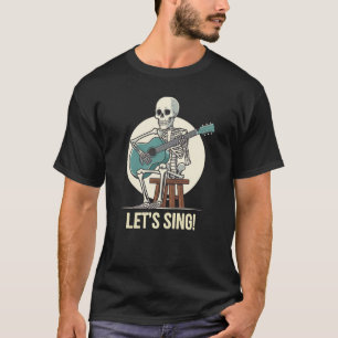 T-shirt Chantons "Dead Serious About Music"