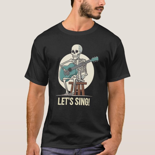 T-shirt Chantons "Dead Serious About Music" (Devant)
