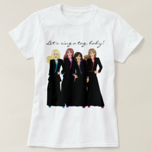 T-shirt Chantons un bébé en queue de palet