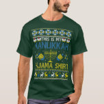 T-shirt Chanukah Pajamas Famille Voici Mon Hanoukka Pajama<br><div class="desc">Chanukah Pajamas Famille C'Est Mon Hanoukka Pajama.</div>