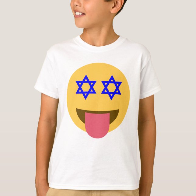 T-shirt chanukkah hanoukka emoji (Devant)