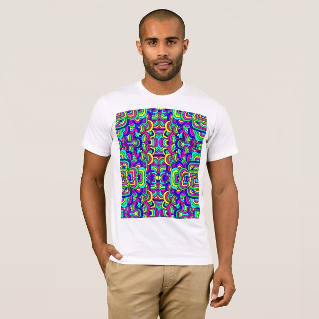 T-shirt Chaos coloré 5 (Devant entier)