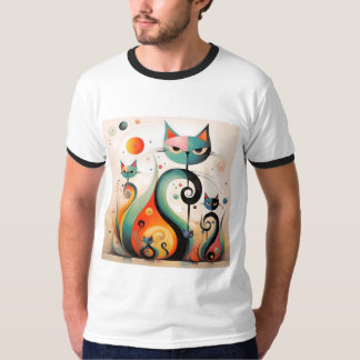 T-shirt 'Chaos coloré' Attirer un comportement mignon comm
