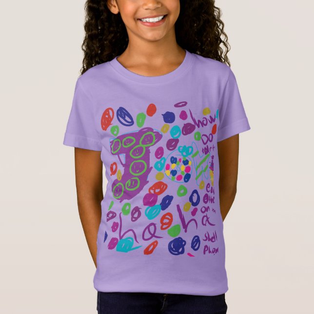 T-Shirt Chaos coloré pour les enfants (Devant)