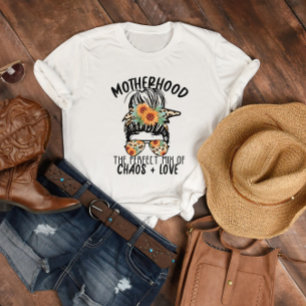 T-shirt Chaos de la maternité et amour