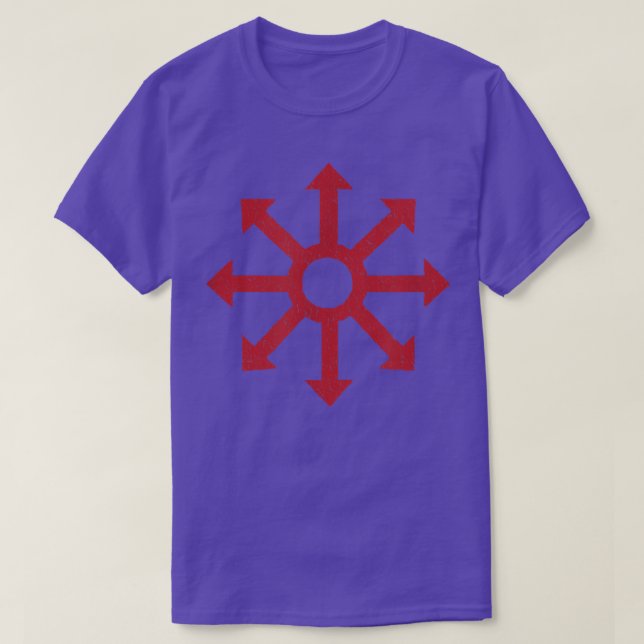 T-shirt Chaos Magic Chaos Star Flèches 418 (Design devant)