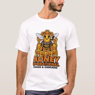 T-shirt Chaos Opérationnel Abeille Et Cascades