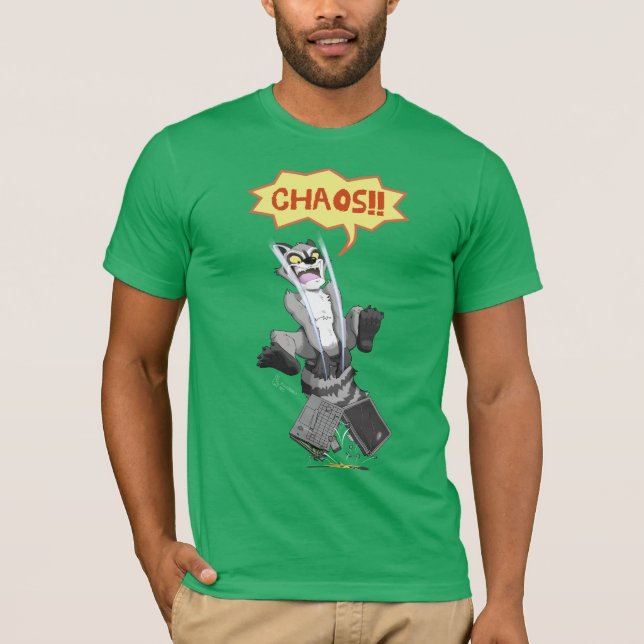T-shirt Chaos Raccoon (Devant)