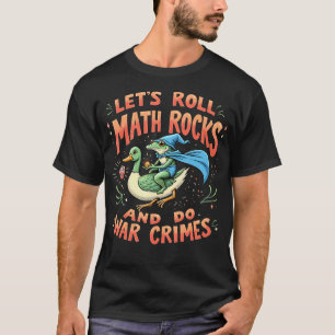 T-shirt Chaos Roll Frog Wizard Math Rocks Tabletop Meme De