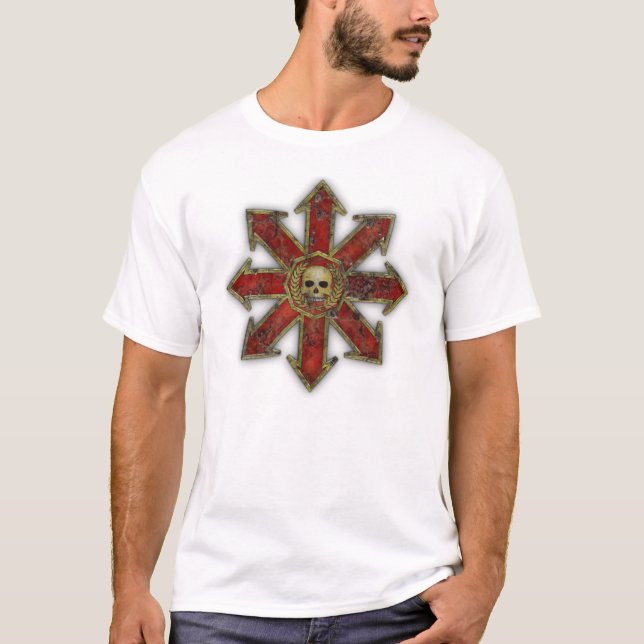 T-shirt Chaos - rouge (Devant)