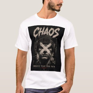 T-shirt Chaos Streetwear Créez Votre Propre Chemin Graph