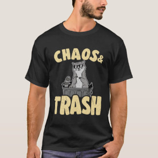T-shirt Chaos & Trash Garbage Panda Funny Raccoon 1