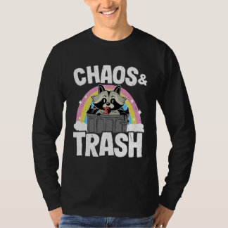 T-shirt Chaos & Trash Garbage Panda Rainbow Raccoon  2