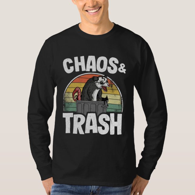 T-shirt Chaos & Trash Opossum  Possum (Devant)