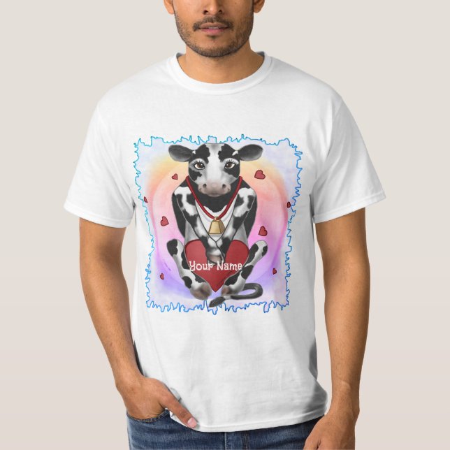 T-shirt Chapeau de amateur de vache (Devant)