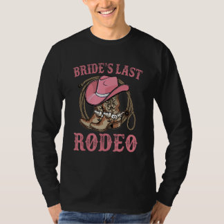 T-shirt Chapeau de cowgirl enterrement de vie de jeune fil