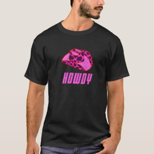 T-shirt Chapeau de Cowgirl Howdy Rodeo Équitation Cool Ran