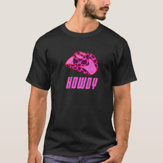 T-shirt Chapeau de Cowgirl Howdy Rodeo Équitation Cool Ran