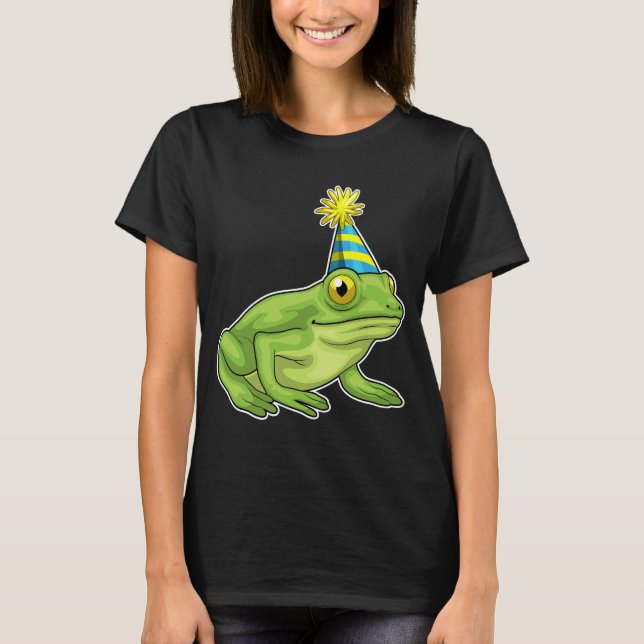T-shirt Chapeau de fête de grenouille (Devant)