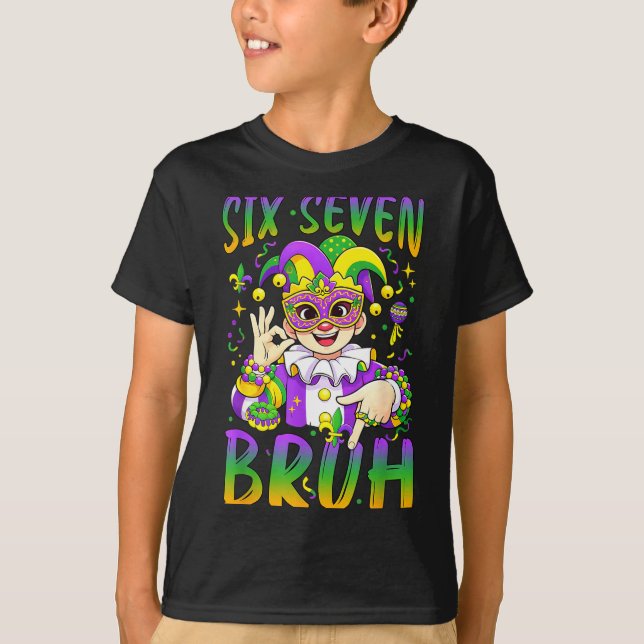T-shirt Chapeau de Fou de la Saint-Patrick Mardi Gras Six  (Devant)