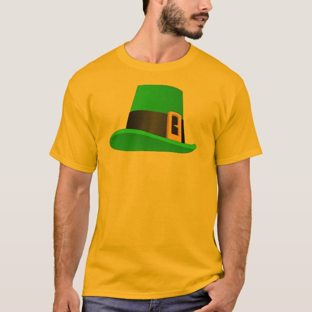 T-shirt Chapeau de Leprechaun avec boucle (Devant)