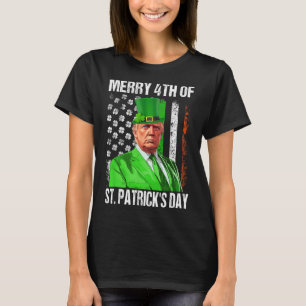 T-shirt Chapeau de lutin drôle de Trump Joyeux 4ème St Pat