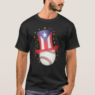 T-shirt Chapeau de magicien drapeau de Porto Rico Supporte