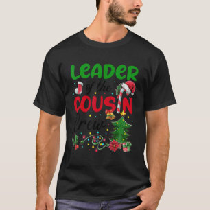 T-shirt Chapeau de Noël pour femmes et enfants Leader de l