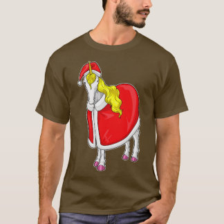 T-shirt Chapeau de Noël Unicorne