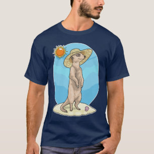 T-shirt Chapeau de paille de surveillance de plage Été