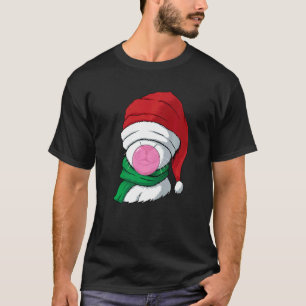 T-shirt Chapeau de Père Noël pour chat Bubble Gum Noël Pyj