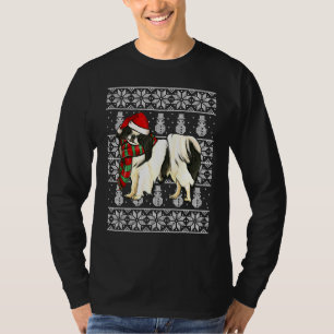 T-shirt Chapeau de Père Noël Xmas Chin Japonais Noël dégue