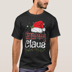 T-shirt Chapeau de Santa Claus à carreaux rouges de Buffal