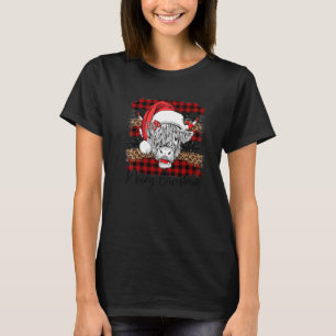 T-shirt Chapeau de Santa Claus en vache à carreaux de buff