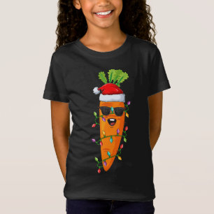 T-Shirt Chapeau de Santa Noël amateur de carottes drôle Ca