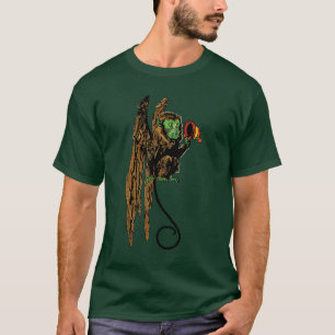 T-shirt Chapeau de singe volant maléfique de l'assistant v
