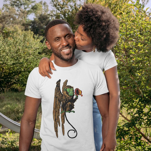 T-shirt Chapeau de singe volant maléfique de l'assistant V (Créateur téléchargé)