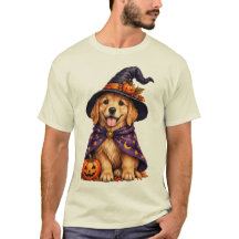 Chapeau de sorcière de Halloween pour Golden Retri