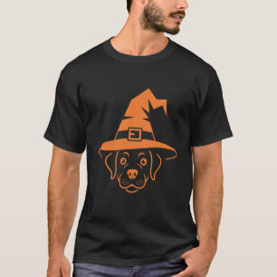 T-shirt Chapeau de sorcière Labrador Retriever mignon Hall