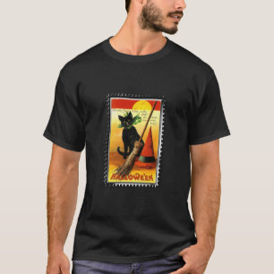 T-shirt Chapeau de sorcières pour chat d'Halloween
