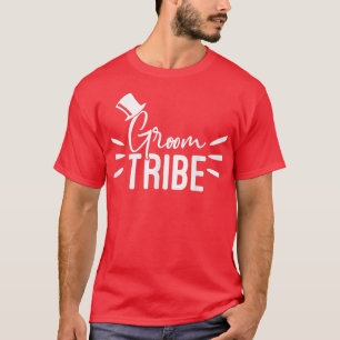 T-shirt Chapeau de Tribu de Marié Cute Engagement Mariage